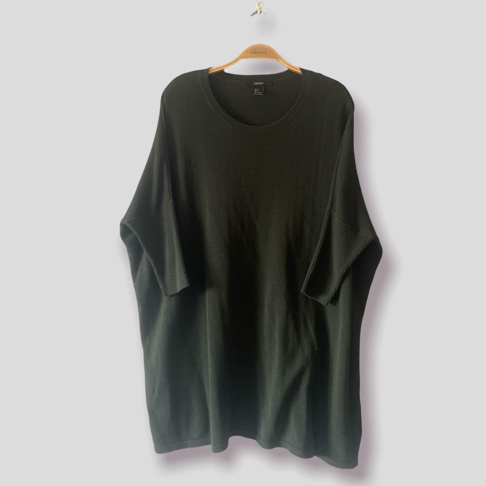 Olive Green Tunic Sweater